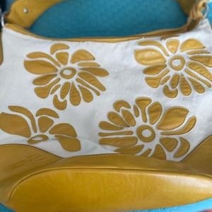 Vintage Bueno Mustard Yellow Shoulder Bag